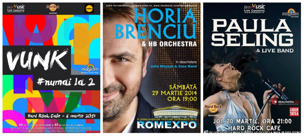concerte martie 2014