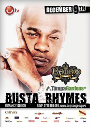Concert Busta Rhymes in Bamboo Brasov