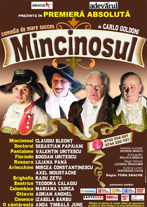 Piesa de teatru "Mincinosul" de la teatrul Nottara
