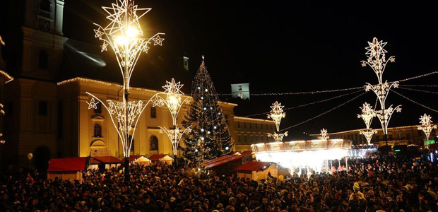 Targ de Craciun la Sibiu, in Piata Mare