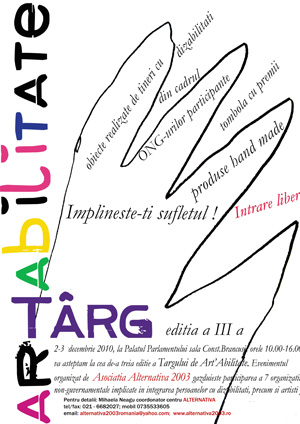 Cea de-a treia editie a Targului de Art’Abilitate