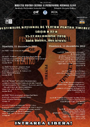 Festivalul National de Teatru pentru Tineret - editia a XI-a
