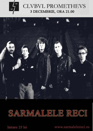 Concert Sarmalele Reci in Club Prometheus