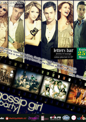 Gossip Girl Party @ Letters Bar