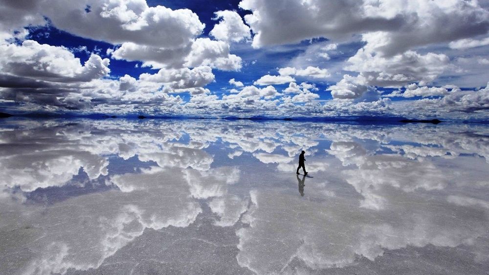Salar de Uyuni, c�mpul de sare din Bolivia