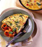 Frittata cu spanac si feta