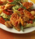 Salata cu sunca de pui si bacon
