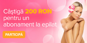 Castiga un voucher de 200 lei pentru un abonament la epilat