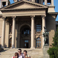 Nico si Vlad viziteaza Belgrad-ul
