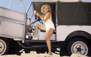 Marilyn Monroe poza pentru Land Rover