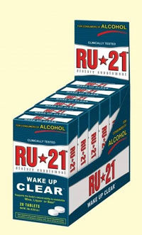 RU-21, pastila anti-mahmureala, se lanseaza si in Romania