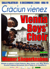 Viena Boys' Choir vine la Bucuresti