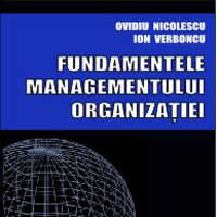 "Fundamentele managementului organizatiei", de Ovidiu Nicolescu si Ion Verboncu