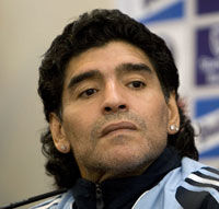 Maradona, probleme in familie