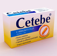 Supliment alimentar Cetebe C Immunity Plus