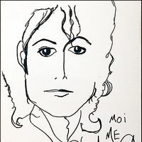 Michael Jackson si-a desenat numeroase autoportrete