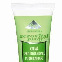 Crema sebo-reglatoare purificatoare – Gerovital Plant Stop Acnee