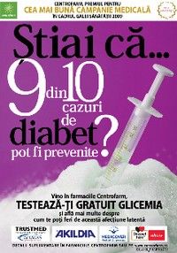 Testeaza-ti gratuit glicemia!