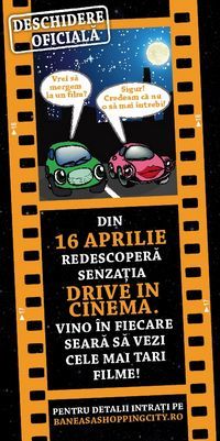 Baneasa Drive In Cinema se redeschide cu 6 seri speciale