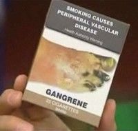 Pachete standard de tigari in Australia, din 2012