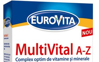 Eurovita MultiVital A-Z îţi aduce energie cu eliberare prelungită pe parcursul întregii zile