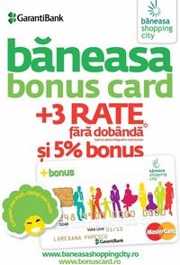 Shopping nelimitat de sărbători cu Băneasa Bonus Card