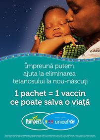 Pampers® şi UNICEF dau startul campaniei 