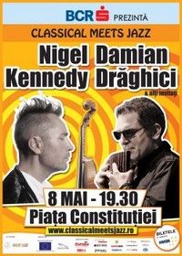 Classical Meets Jazz cu Nigel Kennedy şi Damian Drăghici, pe 8 mai