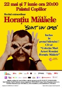 Lansare “Mari Actori Români” şi recital Horaţiu Mălăele - „Sunt un orb”