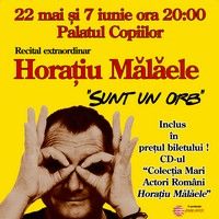 Lansare “Mari Actori Români” şi recital Horaţiu Mălăele - „Sunt un orb”