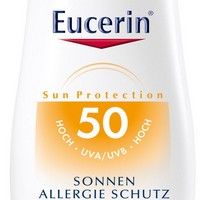 Gel-cremă împotriva alergiilor solare SPF 50+ de la Eucerin