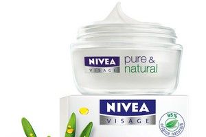 Crema anti-rid de zi NIVEA VISAGE pure & natural
