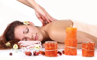 Sweet Orange Candle Body Massage