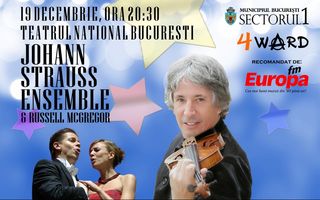 Bilete epuizate la concertul Johann Straus Ensemble de la TNB