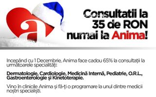 Clinica Anima: Consultatii la doar 35 ron