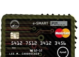 Cardul cu display MasterCard e-Smart Debit