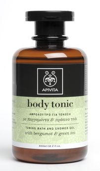 BODY TONIC Spuma de dus si baie tonifianta cu bergamota si ceai verde