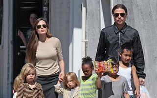 Angelina Jolie şi Brad Pitt şi-au enervat copiii