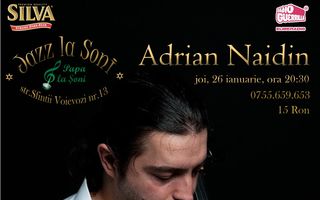 Un violoncel și mai multe povești: concert de jazz cu Adrian Naidin la Papa la Șoni
