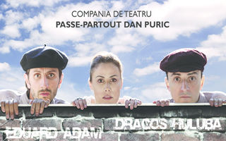 Compania Pass Partout - Dan Puric va invita la spectacolele "Toti cinci" si "România. Inschis pentru inventar", la Teatrul de pe Lipscani