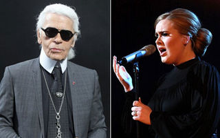 Adele îi dă peste nas lui Karl Lagerfeld