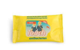 Touch continua lupta impotriva microbilor cu un nou produs: servetelele umede antibacteriene