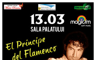 În data de  13 Martie, flamenco veritabil cu ANGEL MUNOZ la Sala Palatului