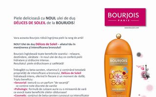 Noul gel de dus Delice de Soleil  Bourjois!