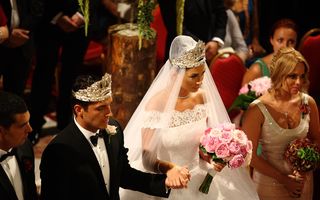 Nunta Elenei Băsescu: Cele mai frumoase imagini de la cununia religioasă