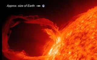 Un nor de radiaţii solare loveşte azi Terra - VIDEO