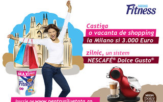 Cu Nestlé Fitness pleci la shopping in Milano!