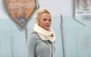 Pamela Anderson, eşec pe gheață