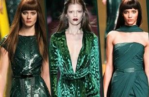 Modă: Culoarea vedetă a anului 2013, verde smarald. Cum o porți!