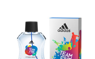 Adidas prezinta noul parfum barbatesc Team Five in editie limitata